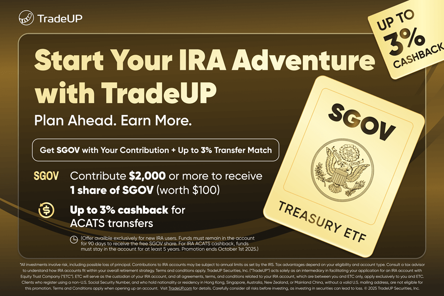 TradeUP IRA Promotions featured image